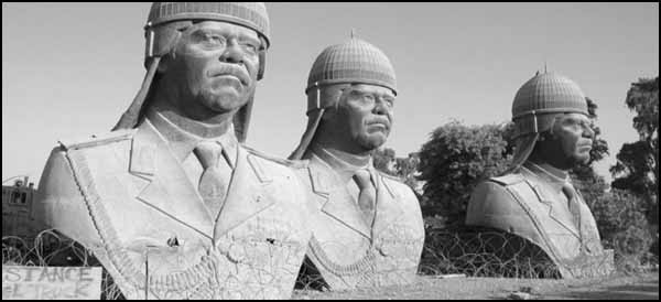 Statues de Saddam Hussein