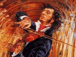 Le violoniste virtuose Niccolo Paganini