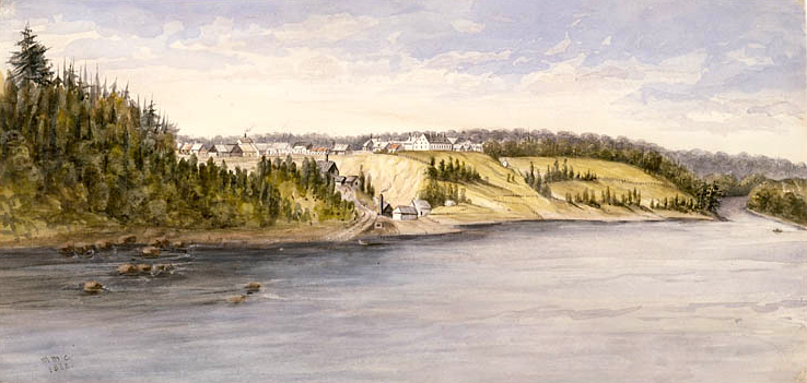 Les vieilles forges du Saint-Maurice, Canada-Est, ca. 1841-1842